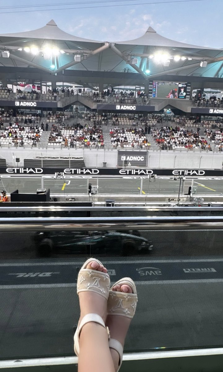Thank you #LVMH <a href="/LouisVuitton/">Louis Vuitton</a> for the #AbuDhabiGP padock passes! Epic view and vibes!  #F1