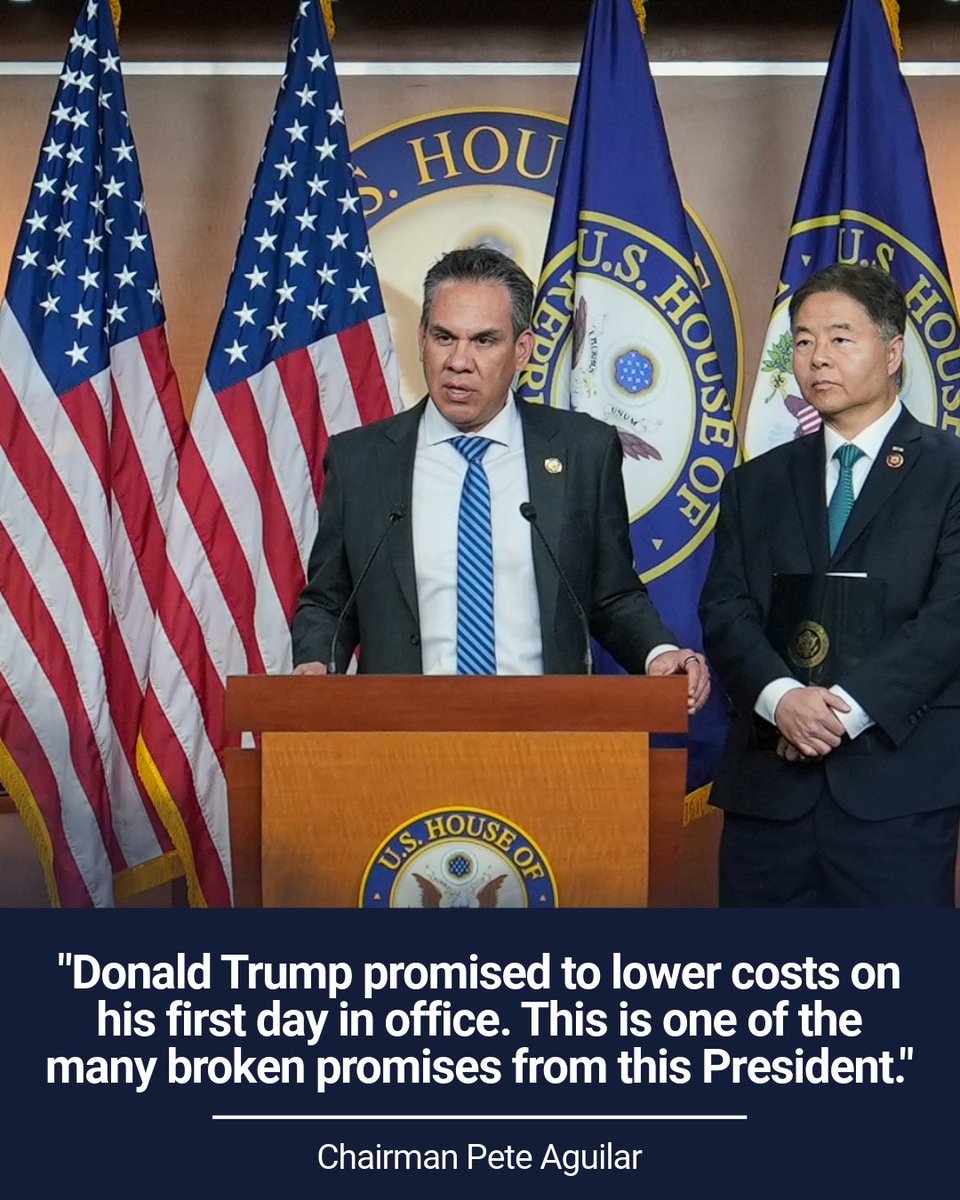 Trump says affordability is a "hoax" — it's NOT. 

Trump and Republicans are making life TOO expensive for hardworking Americans. 

House Democrats will keep fighting to lower costs.