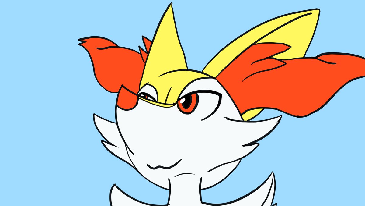 Phox Friday drawing #208: I tried doing that frieren thing but brxn