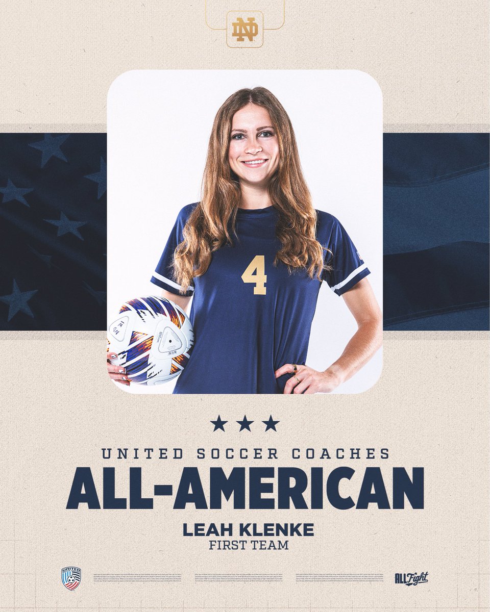 NDSoccer's tweet photo. Congrats to Leah Klenke, Izzy Engle, and Annabelle Chukwu on being named @unitedsoccercoaches All-Americans!👏

#GoIrish☘️ https://t.co/btfTwz1zYg