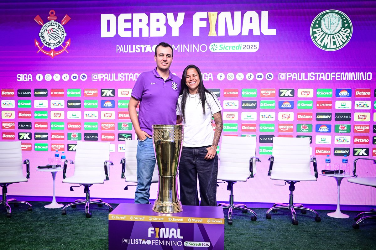 As Brabas querem se isolar como as maiores campeãs do Paulistão Feminino Sicredi! 
#PaulistãoFemininoSicredi #DerbyFinal
📷Diego Rodrigues/Ag. Paulistão