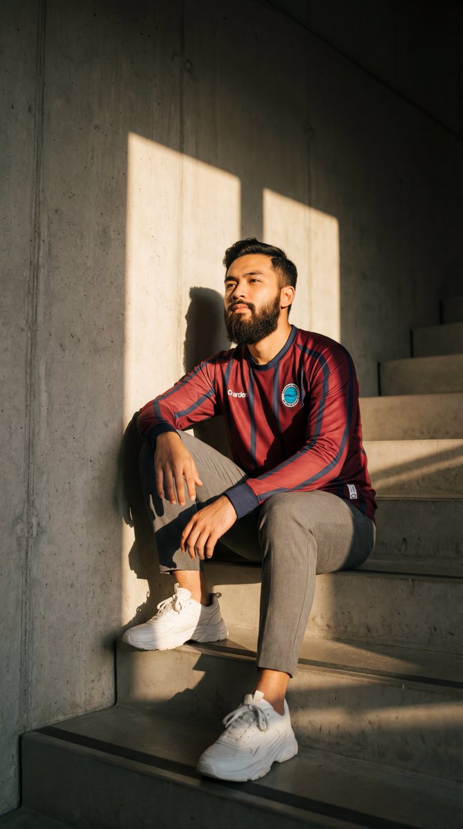 Le nouveau maillot des Girondins ? 
Non, non. Celui des Vétérans de l'AFPO ❤️