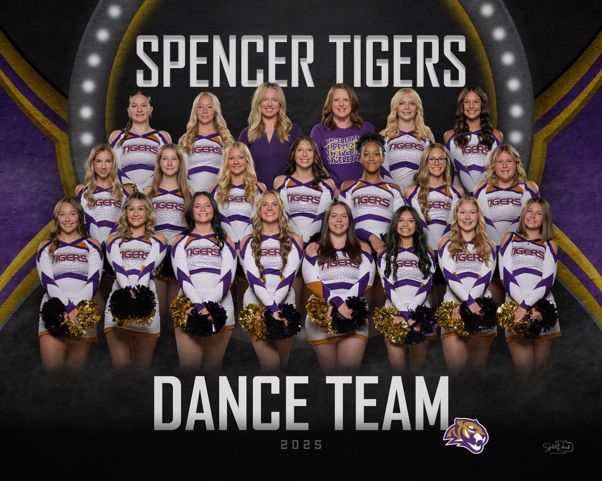 SpencerTigerAD's tweet photo. The Spencer Tiger Dance Team is ready to hit the floor! Catch them today at the Iowa State Dance Championship:
Kick: 4:32 PM
Pom: 5:41 PM
You've got this, Tigers! 🐅 #TigerDance #StateBound #Kick #Pom https://t.co/sj4ZqKDqlT