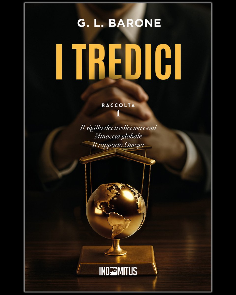 IndomitusPub's tweet photo. 👥 Ci chiamano “i Tredici” e, probabilmente, fino a oggi non hai mai sentito parlare di noi. Proveniamo da antiche e nobili famiglie e insieme deteniamo una ricchezza pari a quella del 95% dell’umanità. Possediamo quasi tutte le banche centrali, controlliamo i media e finanziamo ogni guerra fin dai tempi della Rivoluzione francese. Anche il tuo governo risponde a noi. 🏦

🗓 #1GENNAIO 2026 - Iniziamo l’#annonuovo nel modo giusto: con la verità che nessuno vuole farvi leggere! 📖

PREORDINA ORA 👉 https://t.co/kjmeXBxkrz

🔥 I TREDICI – RACCOLTA 1 di G. L. Barone🔥
La trilogia completa (Il sigillo dei tredici massoni + Minaccia globale + Il rapporto Omega) in un unico volume nel solo formato ebook in #esclusivaKindle + GRATIS con #KindleUnlimited in #PREORDER a SOLI € 7,99, praticamente 3 libri al prezzo di 2!

😱 Quello che #GLBarone ha scritto in anticipo sui tempi, oggi sta accadendo davvero!
➤ La cometa #3IAtlas che minaccia la Terra? Anticipata parola per parola in #MinacciaGlobale!
➤ I disordini e la guerra in #Palestina? Descritti con mesi d’anticipo ne #IlRapportoOmega!

⏰ Quando il #thriller diventa cronaca: prenota ora la tua copia, prima che la cancellino…🧑‍⚖️

#ITredici #IlSigilloDeiTrediciMassoni #ThrillerCospirazionista #cospirazione #DeepState #IndomitusPublishing #LibriImperdibili #LibriDaLeggere #consiglidilettura #bookstagramitalia #booktokitalia #instabookitalia @glbarone