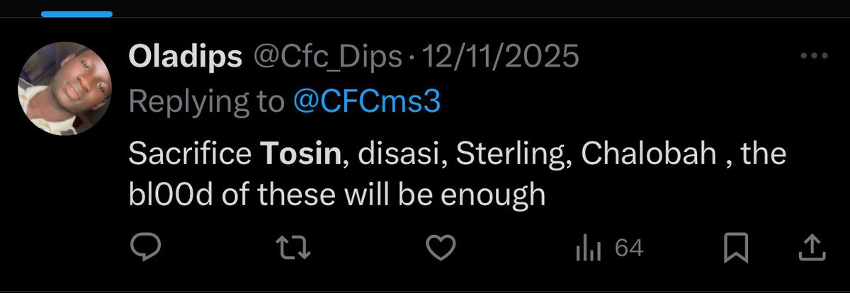 Chelsea fans smh😒