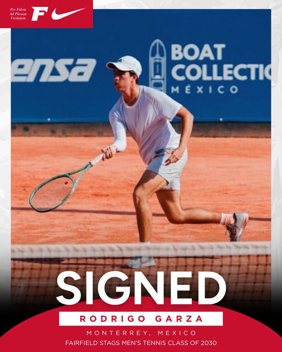 Officially a Stag! Welcome to the Stags family @rodrigogarzza ! #wearestags🤘🎾