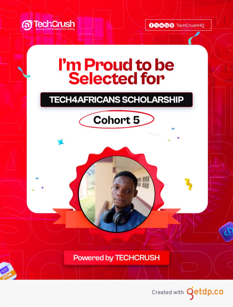 Ikod343's tweet photo. Thank you @TechCrushHQ for this wonderful opportunity you've given unto me. https://t.co/NgAyiLGFfU