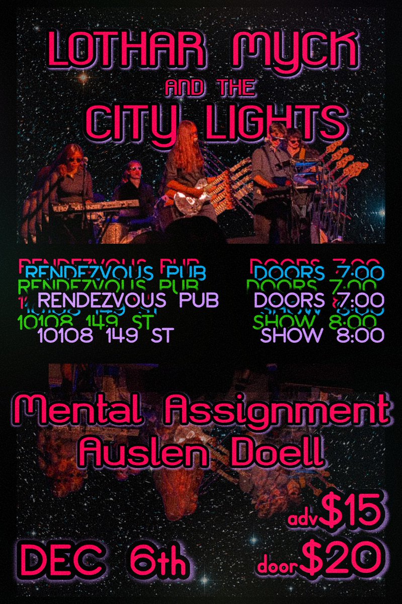 rendezvouspub49's tweet image. Sat Dec 6 hyperfollow.com/LotharMyck
Lothar Myck is a Canadian Multi-instrumentalist, Songwriter and Producer. His music explores the depths of lush and artificial synthesizer-driven music fused with electric guitars, live instrumentation and vocals. 10108 149st #yegmusic