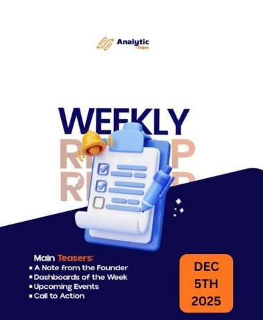 Analytic Sages Weekly Recap – December 5th, 2025

Another powerful week of insight, learning, and onchain innovation.

Let’s look back at what shaped the community this week.

👋 A Note from the Founder
Hey Sages,

Great data without a great story is just noise. As we dive into