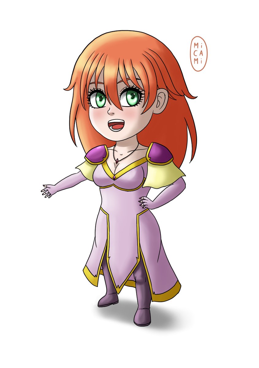 Micami__'s tweet image. Une petite chibi-Aurore❤️
C'est la première fois que je la dessine en chibi avec sa tenue du deuxième arc de Prince Déchu ✨