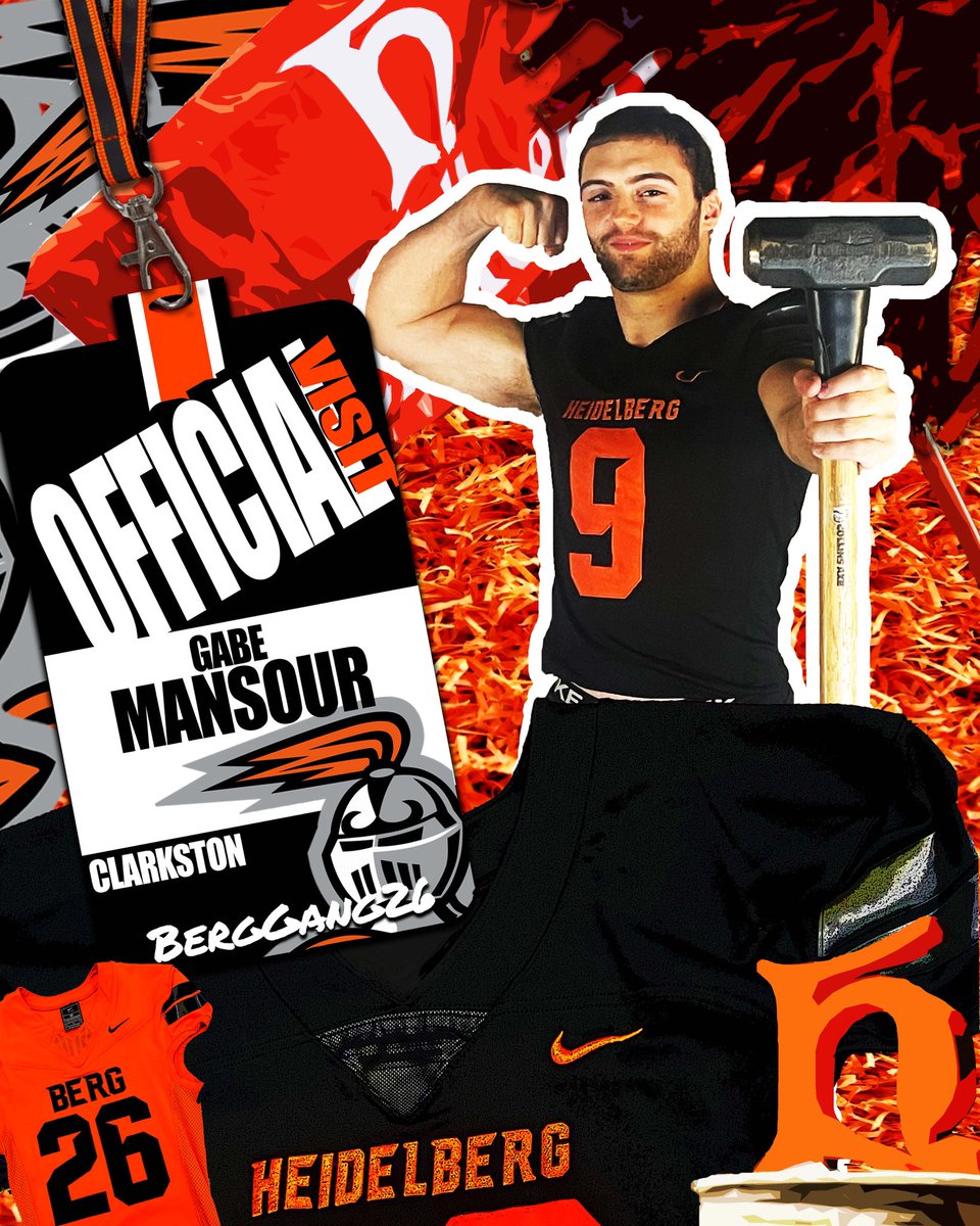 Blessed to receive my first offer from Heidelberg University! thank you <a href="/CoachDrewMunger/">Andrew Munger</a> &amp; <a href="/Coach_Donaldson/">Scott Donaldson</a> for having me out
<a href="/CoachPintar/">Coach Pintar</a> #AGTG