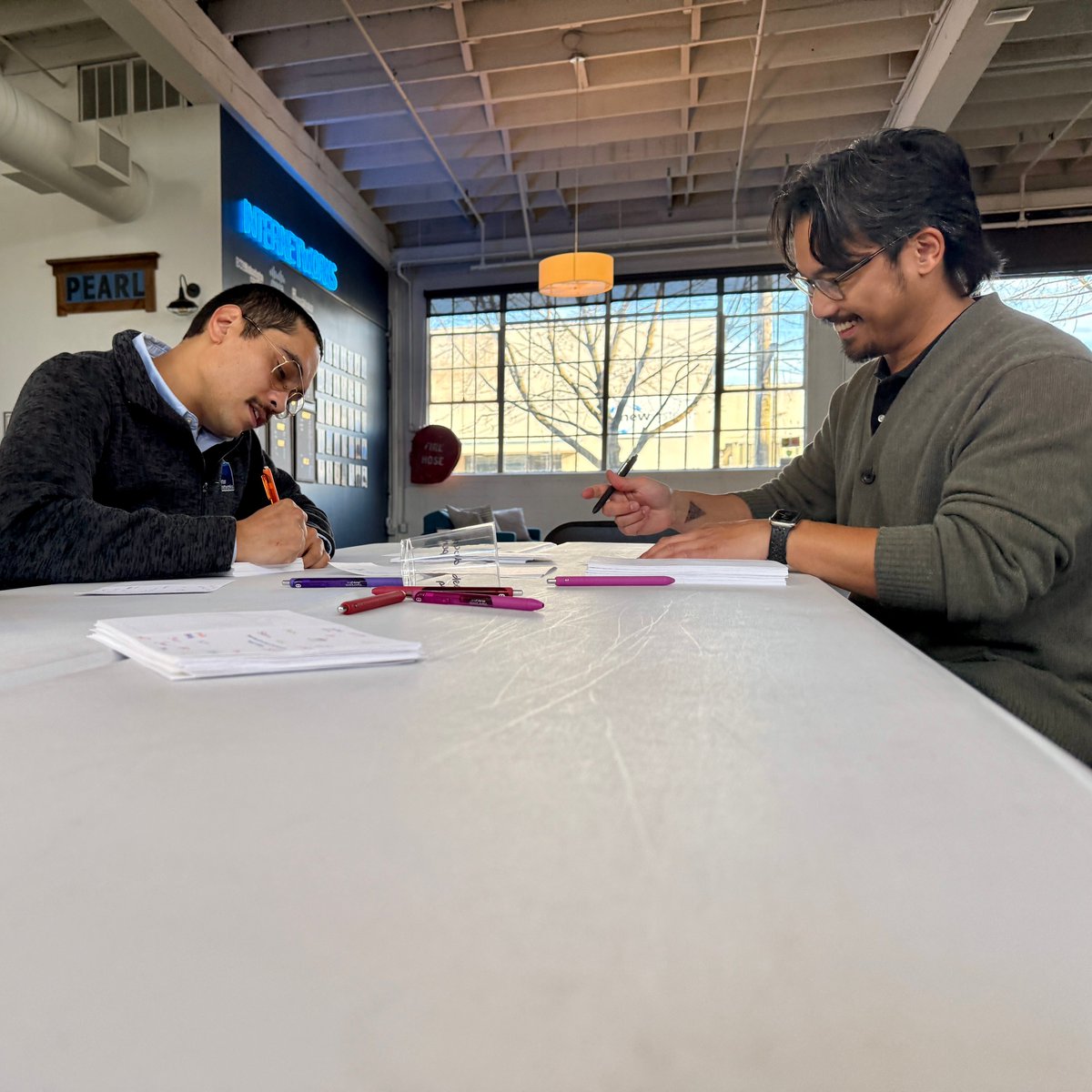 Every holiday season, we gather together and hand-sign a big batch of holiday cards for the folks who make our work possible and meaningful: our clients, our partners, and friends in our community. It's one of our favorite ways to show our gratitude and spread holiday cheer. 💌