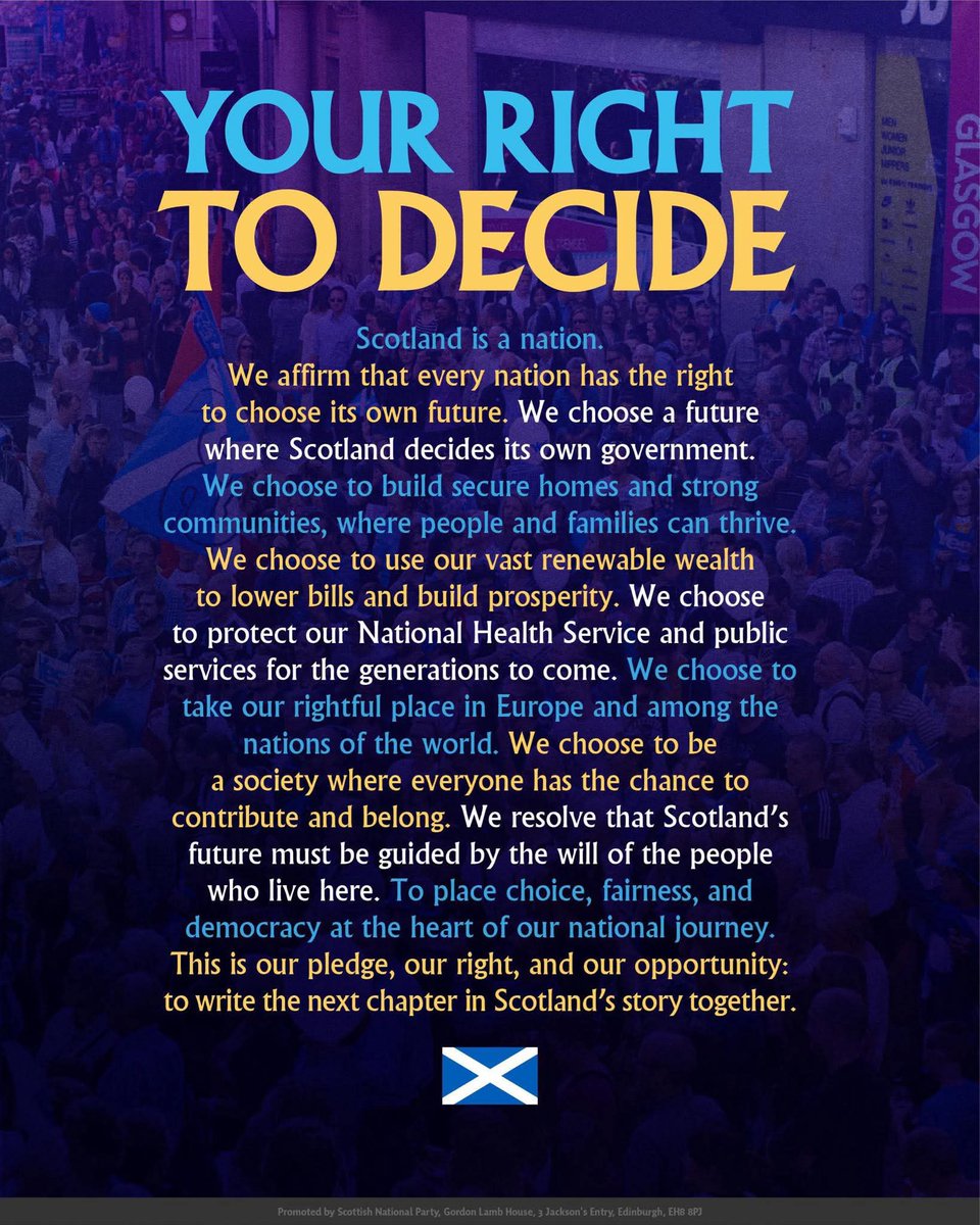 How is being ruled over by our neighbours a better option for 🏴󠁧󠁢󠁳󠁣󠁴󠁿?
They have to keep a grip of us because that’s where the wind is, the oil, gas, energy, the money from our revenues, the taxes we,re forced to pay them, and a home for over 200 ☢️ warheads.
#Scothishindependence