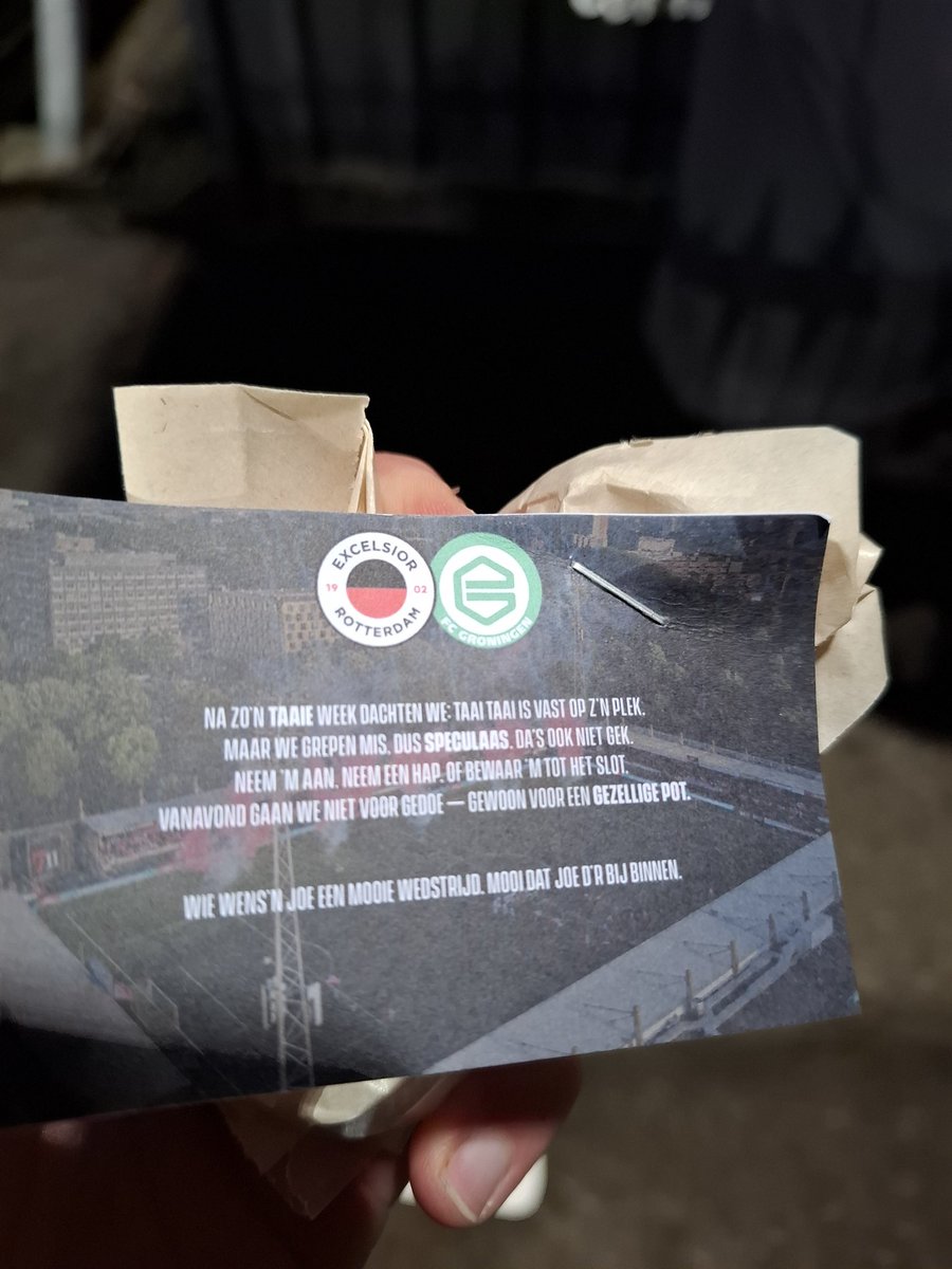 WSZ_SVFCG's tweet photo. Met Eigen Vervoer naar Rotterdam én een gastvrij welkom in Kralingen.

@excelsiorrdam bedankt!

#excgro #fcgroningen https://t.co/RamUw0Fjqj