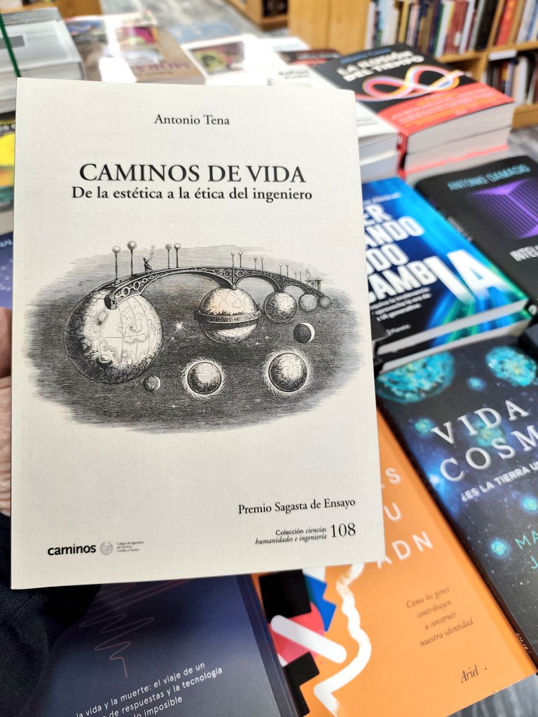 jjcho_BA's tweet photo. Ya tenemos en nuestra librería Casa del Libro de #Badajoz 'Caminos de vida", de Antonio Tena @PalabrasDoctor Premio Sagasta de Ensayo 

#LeerEsElRegalo https://t.co/g0YDxi1dQD