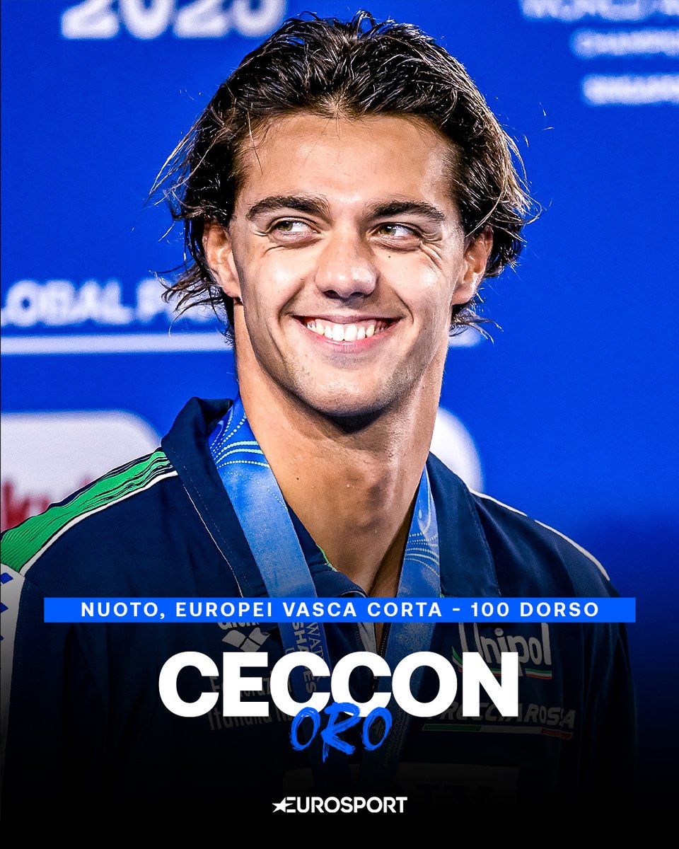 CHE FENOMENO! F-E-N-O-M-E-N-O! 🥇

🇮🇹 Ceccon si mette al collo uno dei pochi titoli che mancavano in bacheca, i 100 dorso agli europei in vasca corta! Thomas vince in 49″27, davanti a Tomac e Oliver con 49″68!

Quinto posto per Lorenzo Mora in 49″95 👏🏻🏊🏻‍♂️

#Nuoto #Swimming