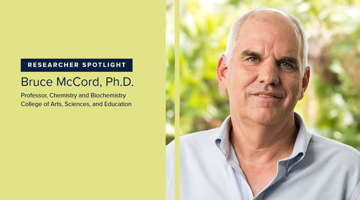 Researcher #Spotlight: Dr. Bruce McCord, Professor, Chemistry and Biochemistry <a href="/FIUCASE/">FIU College of Arts, Sciences & Education</a> 
chem.wisc.edu/2025/11/03/fro…