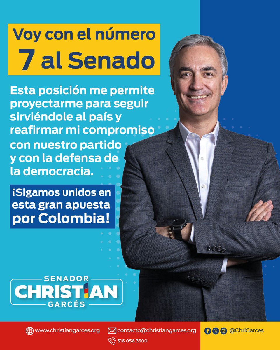 Gracias a todos los que han hecho posible este logro. ¡Sigamos sumando fuerzas en esta gran apuesta por Colombia! ❤️🇨🇴