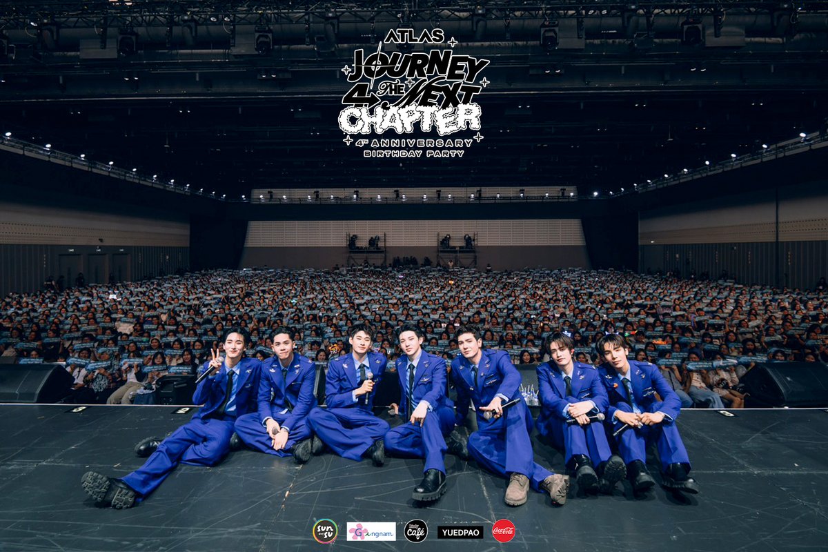 ATLASofficialTH's tweet photo. ขอบคุณทุกคนที่มาในงาน
ATLAS Birthday Party
Journey 4th the Next Chapter 🚀

Concert & Game
Birthday Moment 🎂
Food Support from ATLAS

ขอบคุณทุกคนที่มาร่วมสร้างประสบการณ์ และเก็บเกี่ยว Moment ที่สุดแสนประทับใจในวันครบรอบ 4 ปี ไปด้วยกัน วันนี้ ATLAS มีความสุขมาก ๆ ที่ได้เจอทุกคน รวมไปถึงกำลังใจจากแฟน ๆ ทางบ้านที่ส่งมาให้พวกเรา ขอบคุณที่ซัพพอร์ตกันเสมอมา และหวังว่าทุกคนจะได้รับความสนุก และความประทับใจกลับบ้านกันไปอย่างเต็มอิ่ม 🥰

สุดท้ายนี้ อยากให้ทุกคนติดตามพวกเราในทุก ๆ การเดินทางในอนาคต และพร้อมผจญภัยไปด้วยกันนะครับ 💫

#ATLASBirthdayParty_DAY
#ATLASBirthdayParty
#ATLASspecial
#ATLASth #ATLAS_th
#XOXOentertainment