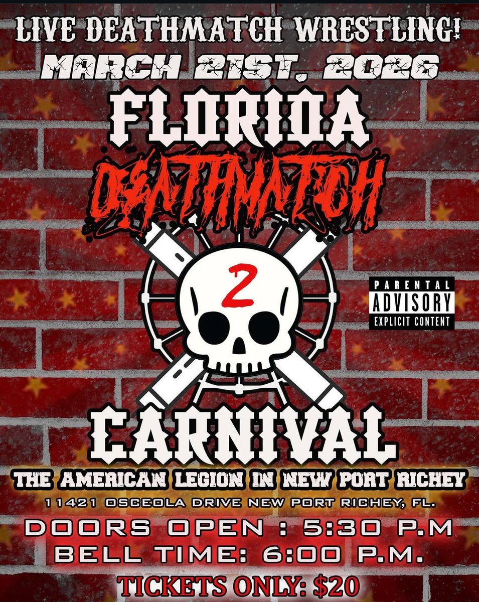 Save the date folks!!!! Deathmatch Carnival season is approaching #FLDMC