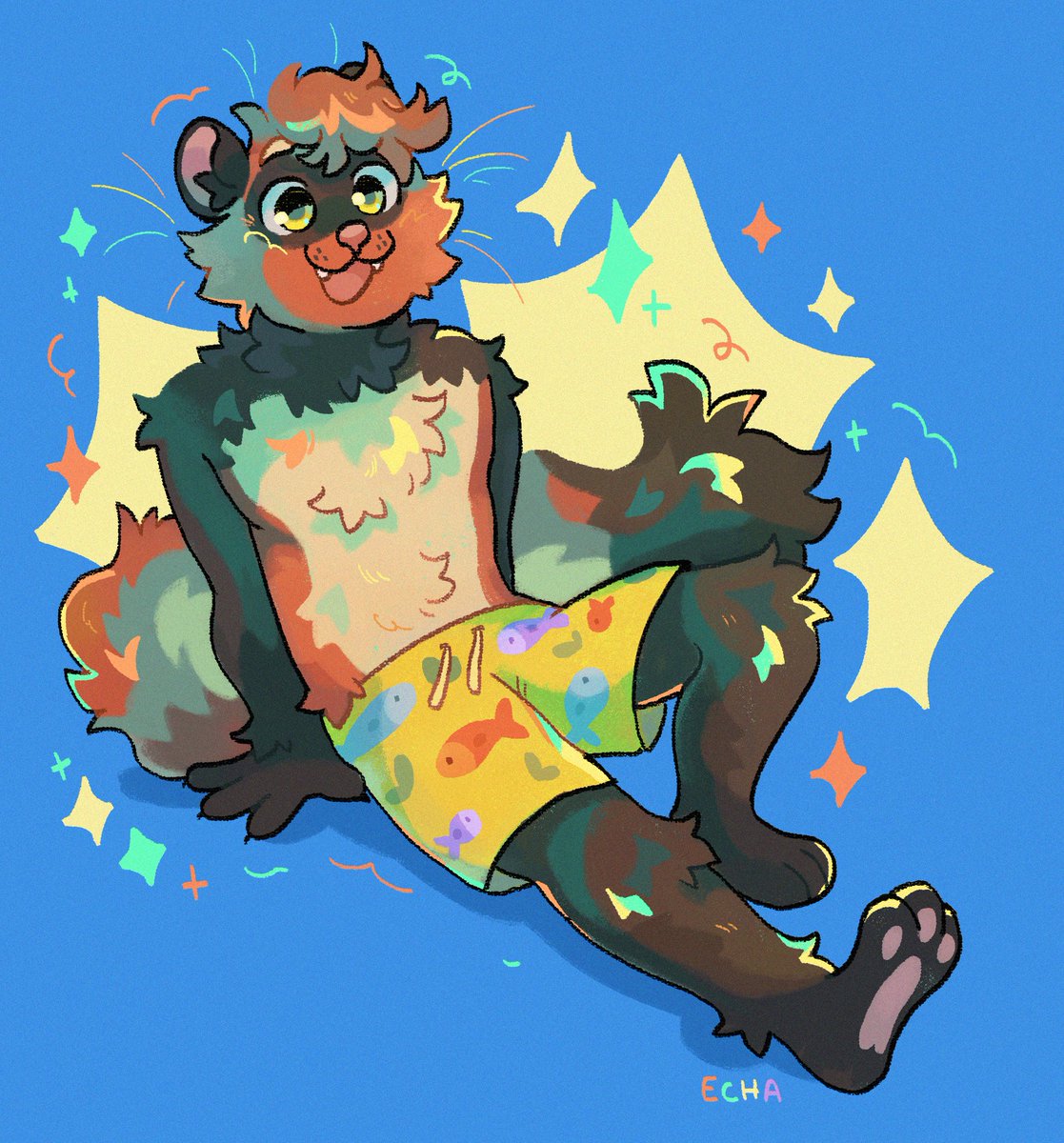 Echarpo1's tweet photo. Commission for leodaze on BS ! ⭐️ https://t.co/TG4bbqfnQt