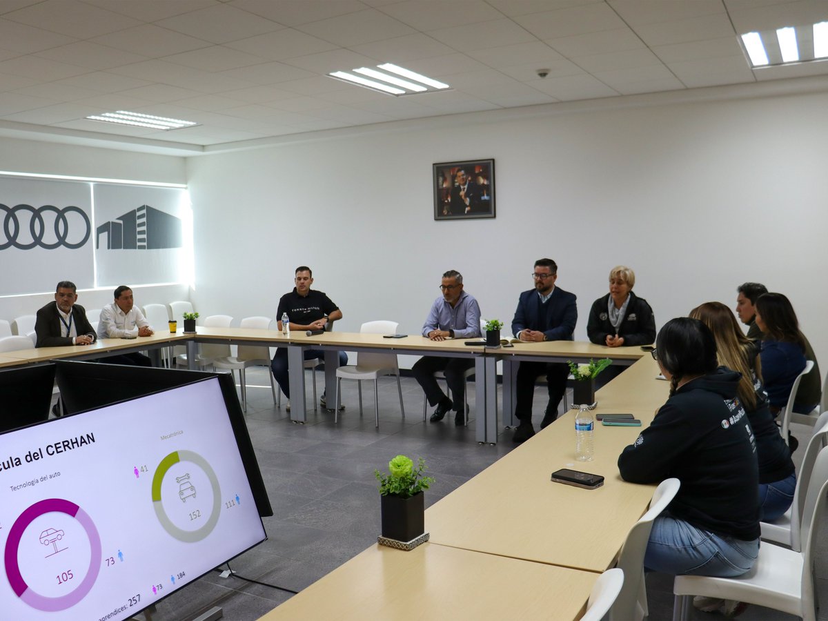 CERHANOFICIAL's tweet photo. CERHAN se alía con @gerdau y Festo México. 
Buscamos generar vinculación para capacitación y mejores opciones de prácticas profesionales a alumnos y alumnas  de la @OficialUTP 
Seguimos la visión del gobernador @armentapuebla_  y el rector @JesusMoralesRdz .🏭🎓

#PorAmorAPuebla https://t.co/rGmy8ogOtF
