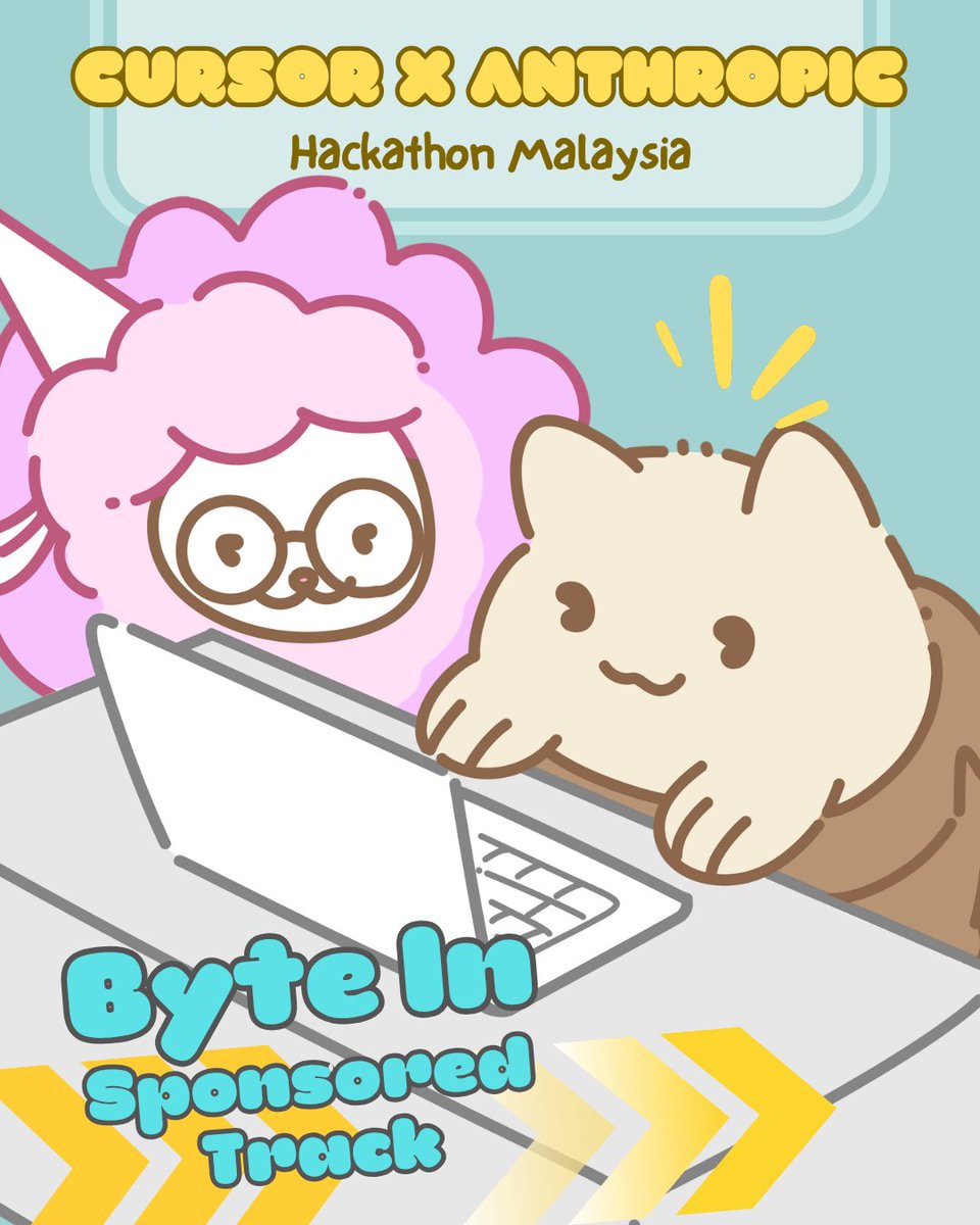 Byte_In_'s tweet image. Byte In is launching a new track at #CursorMY Hackathon:
 Build a Food-Powered Dungeon Experience.

Your REAL meals become gameplay.

Scan food → unlock skills, buffs, puzzles, pets, bosses.
Any style: dungeon, card battler, rogue-lite, LLM NPC, whatever you imagine.
See you 🔥