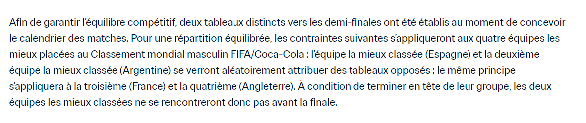 Pour ceux qui se demandent pourquoi l'Argentine a été placée dans le groupe J plutôt que le I (les classements FIFA sont entrés en jeu) #tiragecoupedumonde
