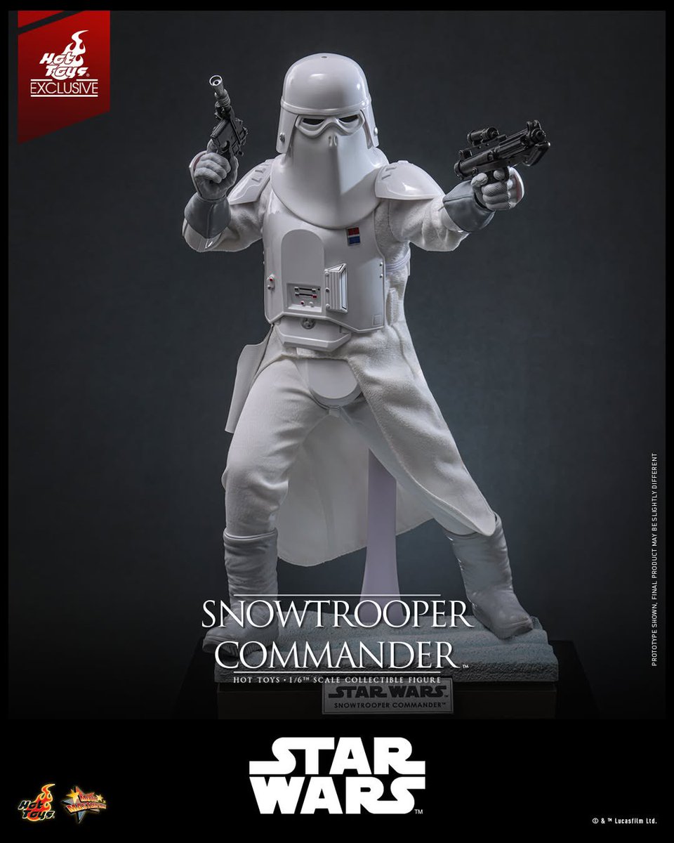 InPursuitofToys's tweet photo. Hot Toys Star Wars: The Empire Strikes Back 1/6th scale Snowtrooper Commander is up at Sideshow for preorder.
https://t.co/tl9LmUr5Et
#ad #hottoys #starwars #snowtrooper #snowtroopercommander #actionfigures #toynews #toycollector #toycommunity https://t.co/aIR0NrU8jK