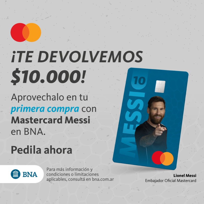 BancoNacion's tweet photo. Tené hoy tu tarjeta de Banco Nación y usala al instante.