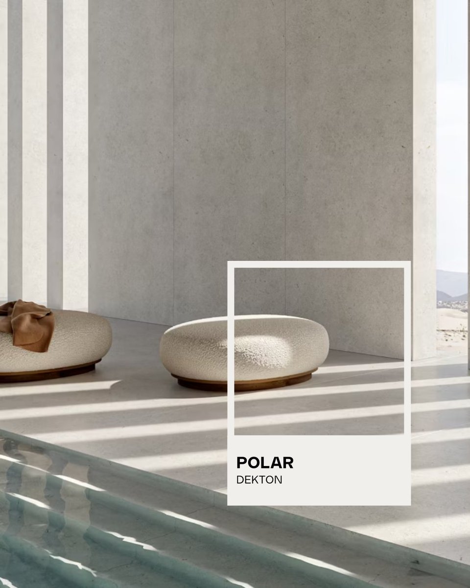 CosentinoCanada's tweet photo. Pantone’s 2026 Colour of the Year is here ☁️ Cloud Dancer ☁️ soft, uplifting, and full of calm energy.
Our Cosentino surfaces bring balance, depth and sophistication, perfect companions for a space defined by clarity and quiet luxury. https://t.co/6HZd25PAWO