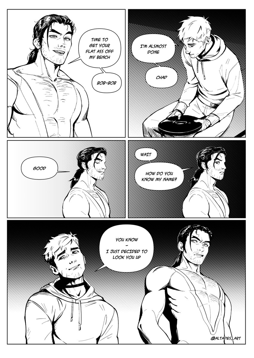 altades_art's tweet image. Villain Robert AU comic
Infighting!
#dispatch 
1/4