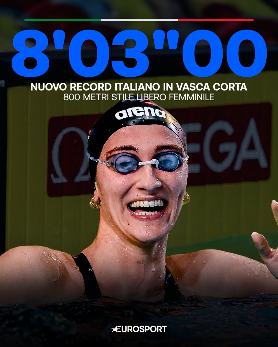 𝐒𝐈𝐌𝐎𝐍𝐀 𝐌𝐀 𝐂𝐎𝐒𝐀 𝐒𝐓𝐀𝐈 𝐅𝐀𝐂𝐄𝐍𝐃𝐎?! 🤩💙

Record italiano e argento per Simona Quadarella agli Europei negli 800 stile libero: 8’03’’00 per la nuotatrice italiana👏

#Nuoto #Swimming