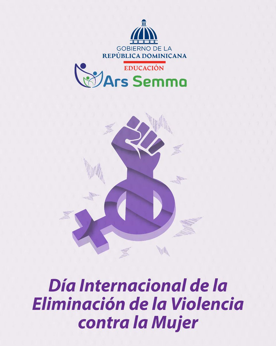Día Internacional de la Eliminación de la Violencia contra la mujer. 💜♀️🦋🦋🦋

La violencia contra las mujeres no tiene lugar en ninguna sociedad. Es hora de romper el silencio y exigir respeto, igualdad y justicia.

#NiUnaMas #ViolenciaDeGenero #ARSSEMMARD