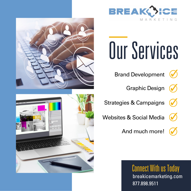 Hdowellbreakice's tweet photo. From website branding to sales collateral, we help your business stand out. Work with Break Ice Marketing now! 🖥️ Visit https://t.co/OlPYdHSaFf for more

#BreakIceMarketing #MarketingStrategy #BrandGrowth #CreativeCampaigns #GraphicDesign https://t.co/ZBzueEbnDx