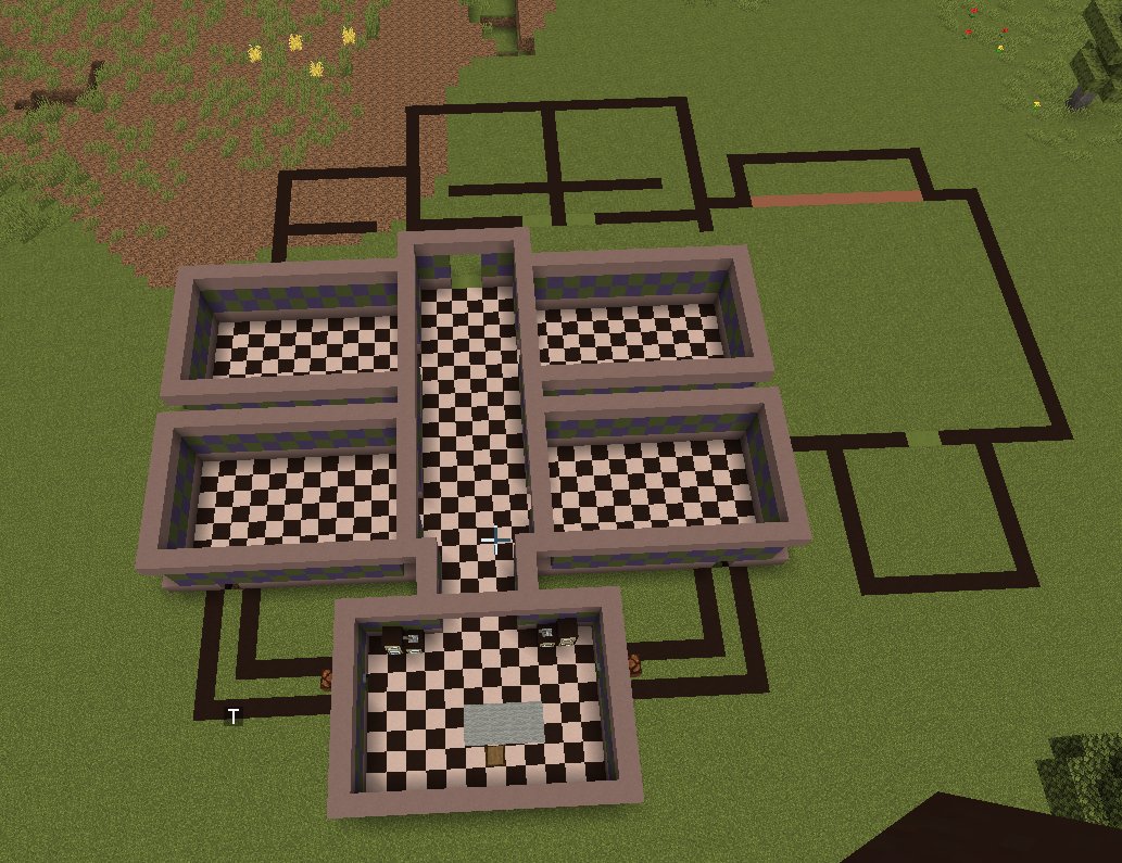 working on a five nights at freddy's 2 build in minecraft:D