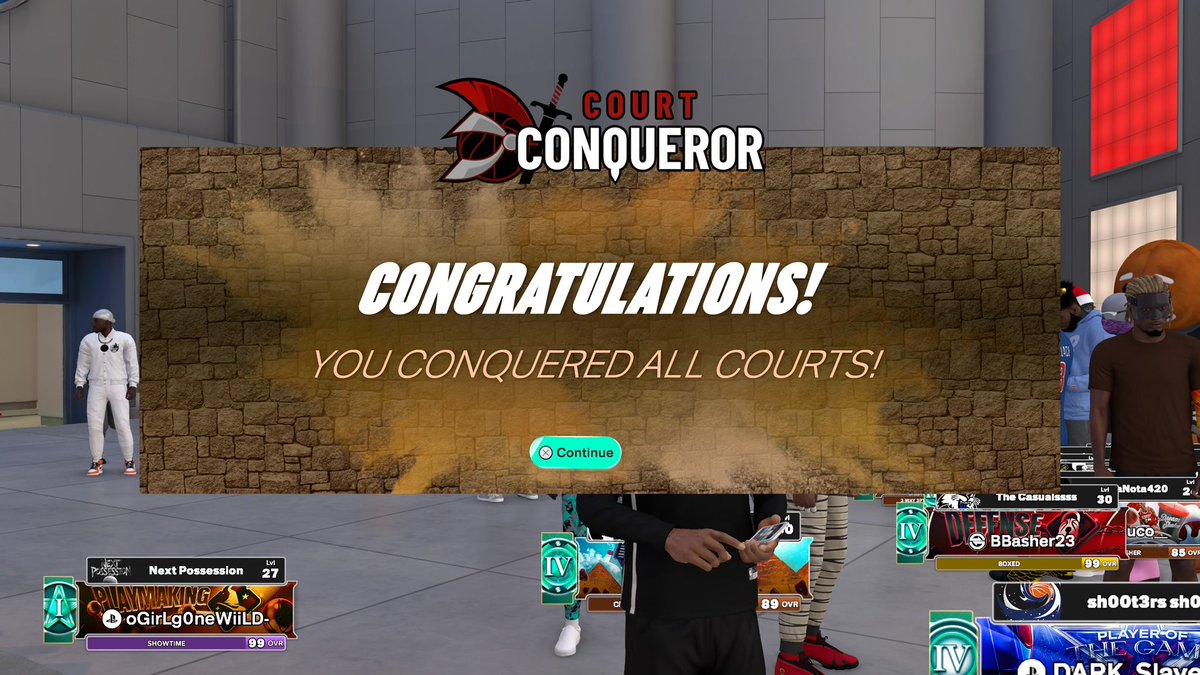 oGirlgonewild92's tweet image. Secured 🔥✅ matchups were pretty fire but the rep 😭 anyway off to rec we go @itsEvanCC @Ronnie2K #2KCommunity #Events #NBA2K26