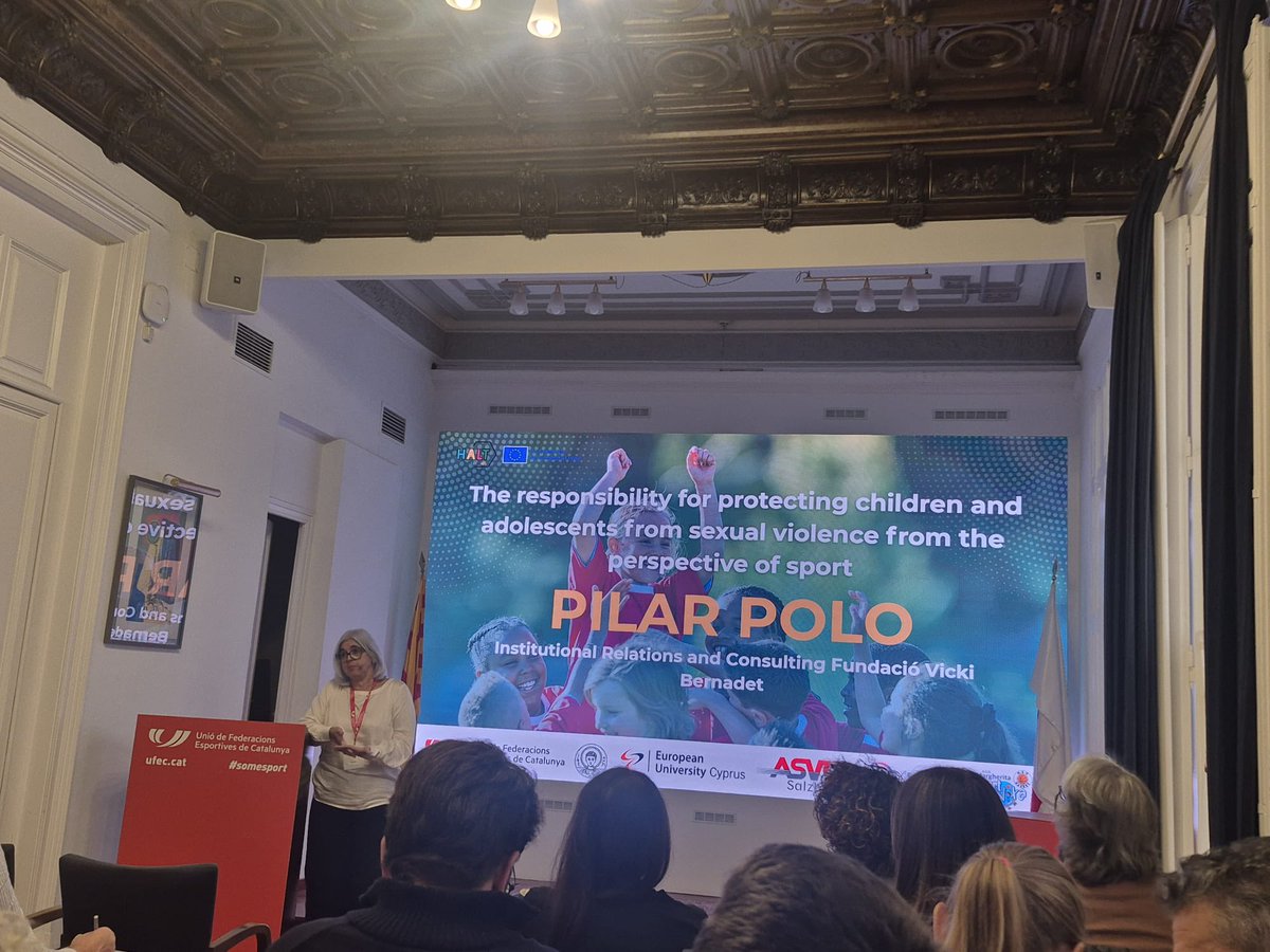 Avui hem participat a la seu de la <a href="/UFECcat/">Unió de Federacions Esportives de Catalunya</a> del projecte #Halt4kids amb la coordinadora de l’àrea d’infància i joventut, Brugués Comas, per a parlar de la protecció de l’infància en l’esport. 

#sentlamuntanya #sommuntanya