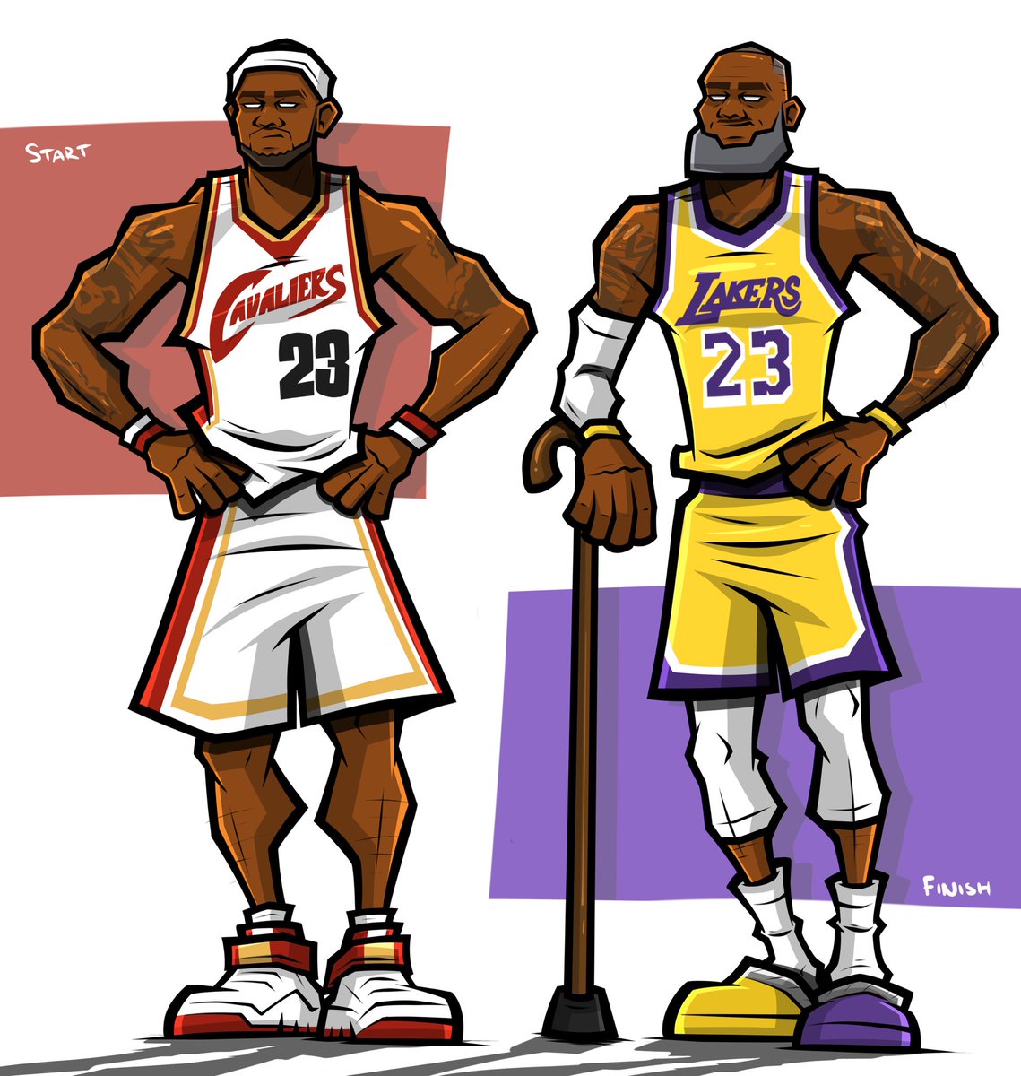 Barbwiretape's tweet photo. 18 year streak ended… #lebron https://t.co/XkXmRRXb3p