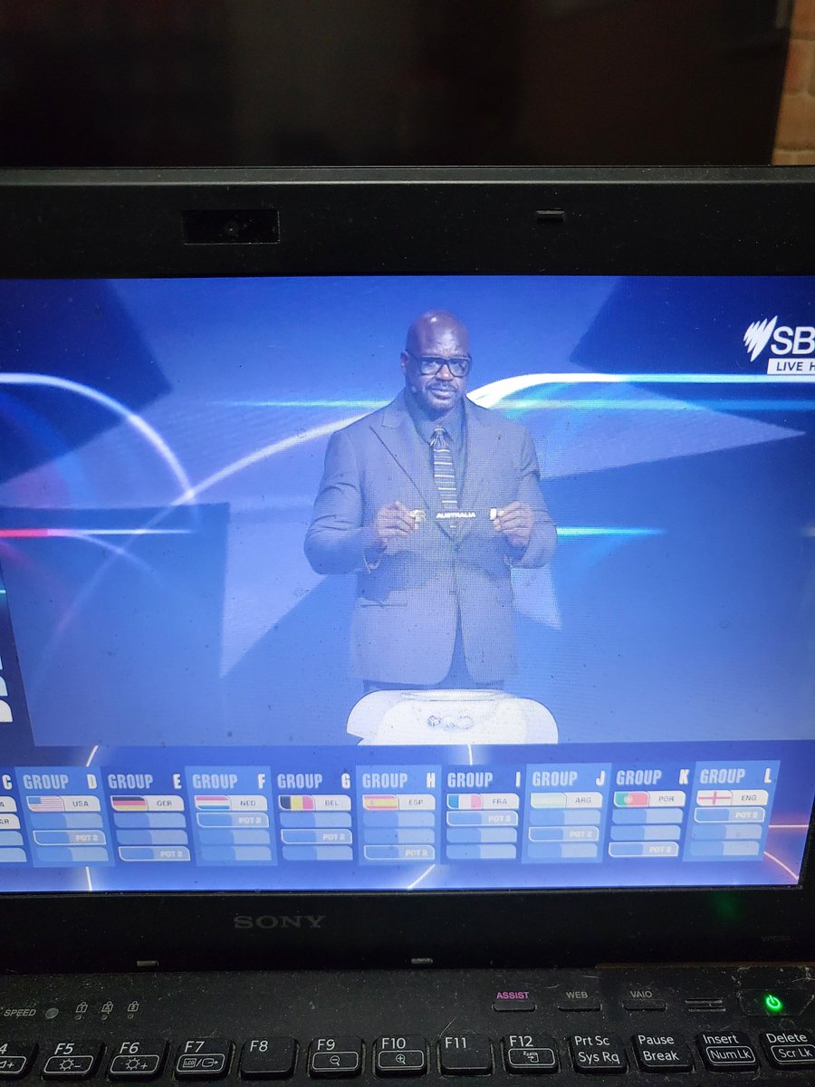 ArmouredCosplay's tweet photo. Thank-you @SHAQ , drawing Australia into group D with USA is a great start for #Socceroos. #WorldCupDraw  #WorldCup2026 https://t.co/BeGjoMeAs5