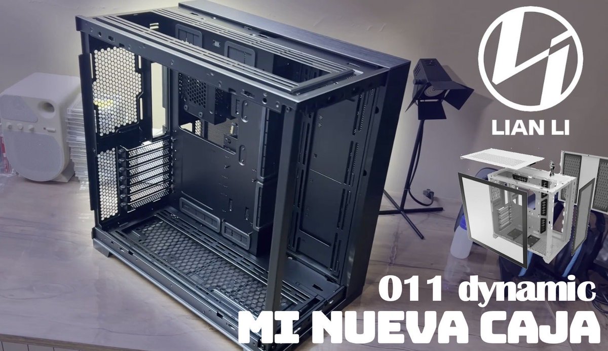 JaverHack's tweet image. Comienza el montaje de mi súper PC 😊. No te pierdas el vídeo en mi canal de #YouTube de esta espectacular caja 👉 youtu.be/ebNxFLo5KVE 👈 #lianli #gaming