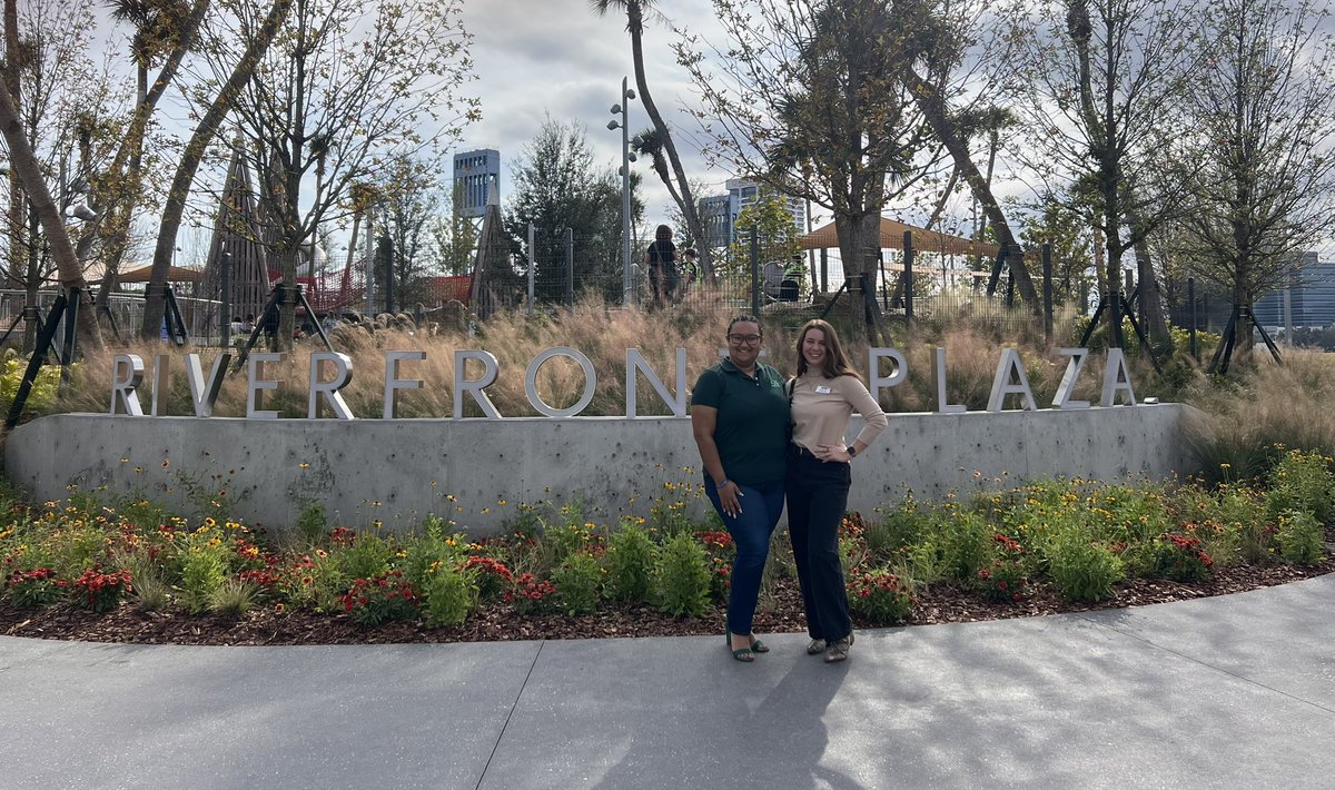 AllADG_'s tweet photo. The new Riverfront Plaza Park is officially OPEN! 🌿✨ 

We loved seeing this project come to life at the ribbon-cutting this morning. Go check it out and enjoy this beautiful new community space!

@CityofJax @jaxparks #DowntownJax #PublicSpaces #Parks #DTJax https://t.co/2J1Z89G2LC