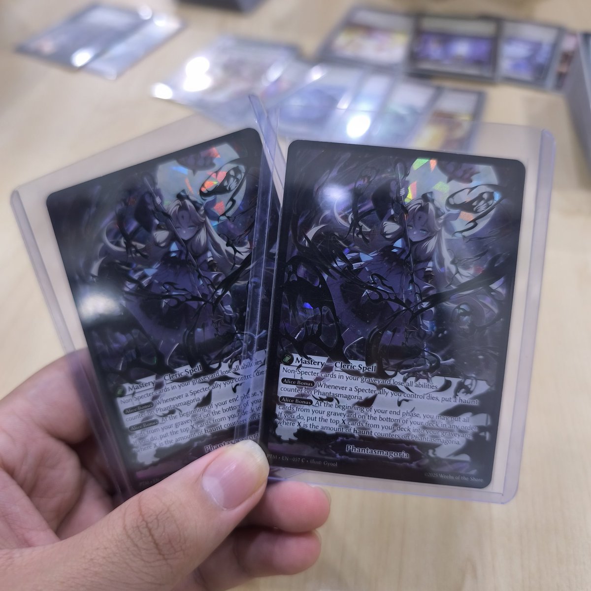 kiritothan's tweet photo. I can’t believe my friend also pulled a Curio Foil Phantasmagoria!!
Congratulations!!!😆😆
#Grandarchive
#Grandarchivetcg https://t.co/mVrysRrFa7