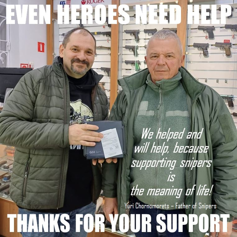 <a href="/Y_Chornomorets/">Yuri Chornomorets</a> <a href="/MapleSyrupF/">Maple Syrup O'Fella 🇨🇦 #TeamYuri. ▄︻芫══━一</a> <a href="/olimanagraphics/">Olimana Gurimana 🇺🇦 #TeamYuri</a> <a href="/kvistp/">Kvist</a> <a href="/Justinhead1982/">Wolfhound Fellá 🇮🇪🇪🇺🇺🇦🇺🇸🇬🇧 #TeamYuri</a> <a href="/GMClarke21/">G Clarke 🇺🇦💙💛</a> <a href="/akwtenn/">GBO △</a> <a href="/nina_lindroos/">NinaNafo CrazyCatLadyFella</a> <a href="/RichardKernoha2/">Richard Kernohan</a> <a href="/CordialCordite/">Wrong, Mr. M.: The world does need🌻🇺🇦 Uƙɾαιɳҽ!</a> Thank you so much, dear Yuri, for your kind words!!  Your tireless work and dedication to the sniper business, your personal commitment to the brave Warriors, have been an inspiration throughout this journey. Endless gratitude to you and the whole #TeamYuri family❤️🫂🙏🙏