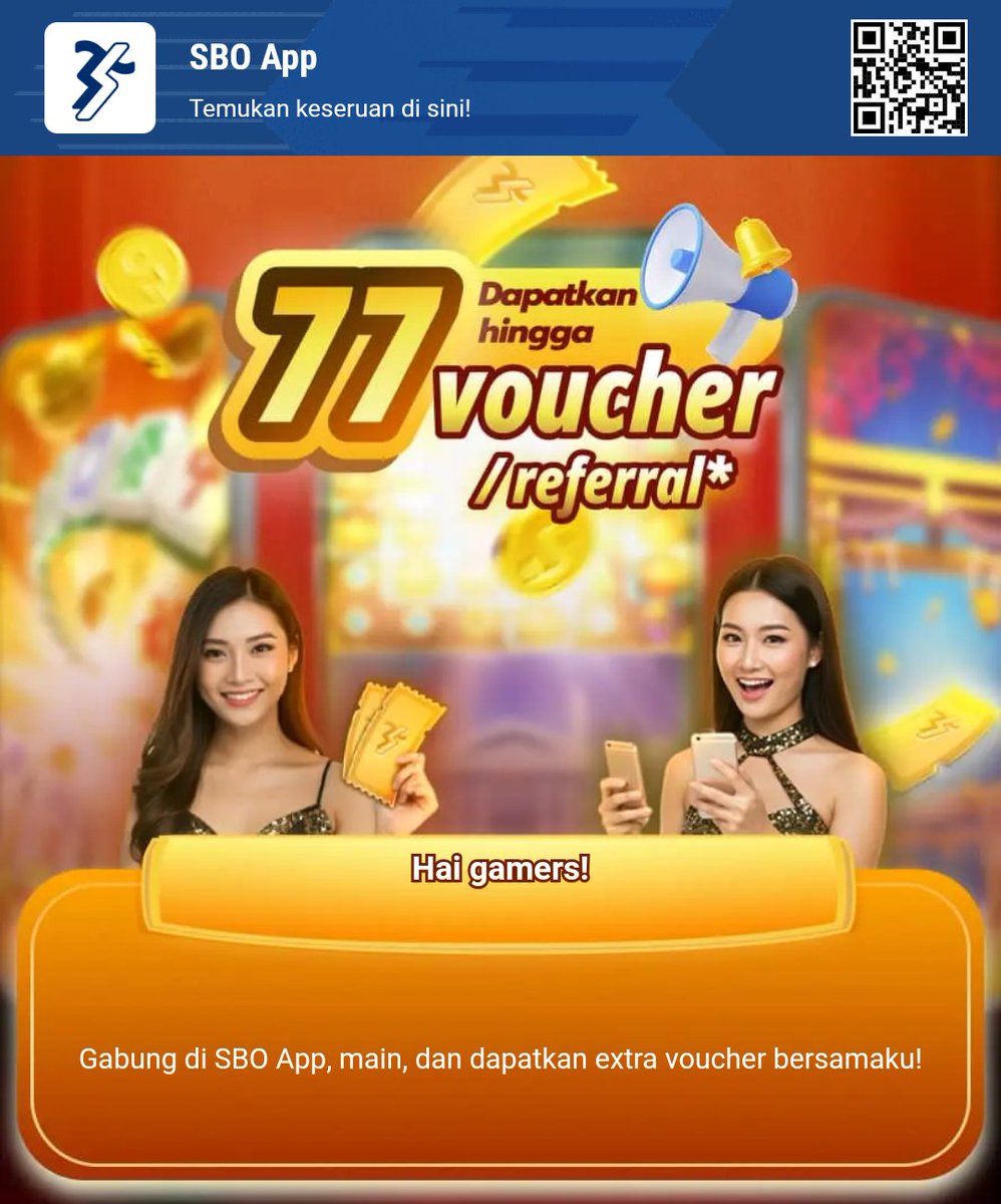 📲 Gabung di SBO App. Main dan dapatkan voucher Slot, Live Casino, dan Olahraga! 🎁🎁

abr.ge/1ypwhs