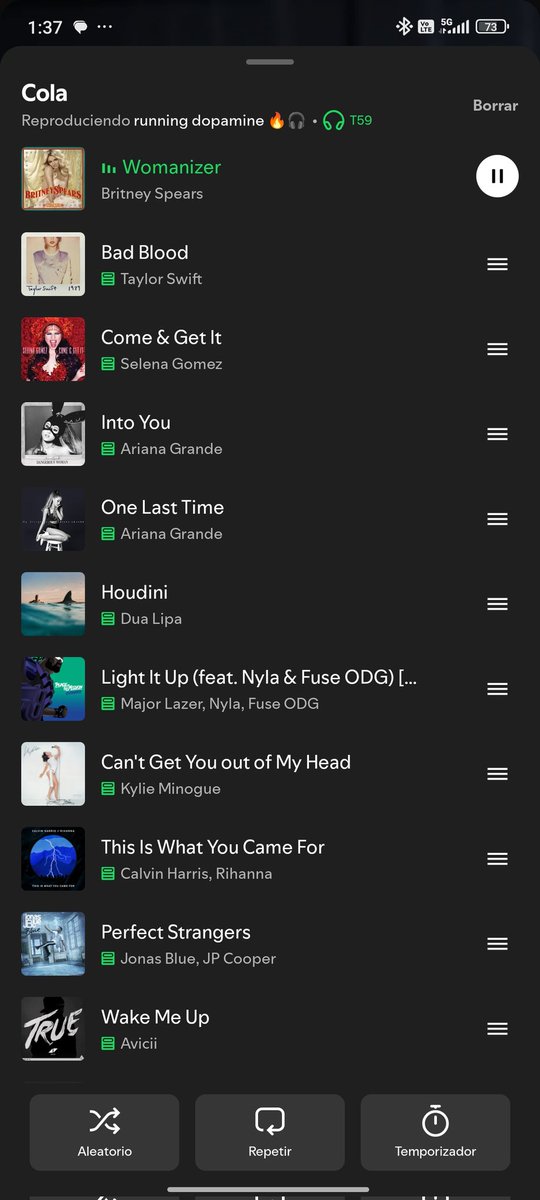 Lo que estoy haciendo / Lo que escucho