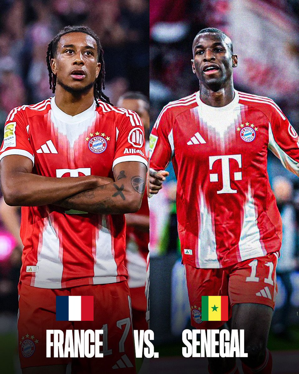 FCBayernEN's tweet image. 🇫🇷 France 🆚 Senegal 🇸🇳

🥶 Micheal 🆚 Nico 🦁
