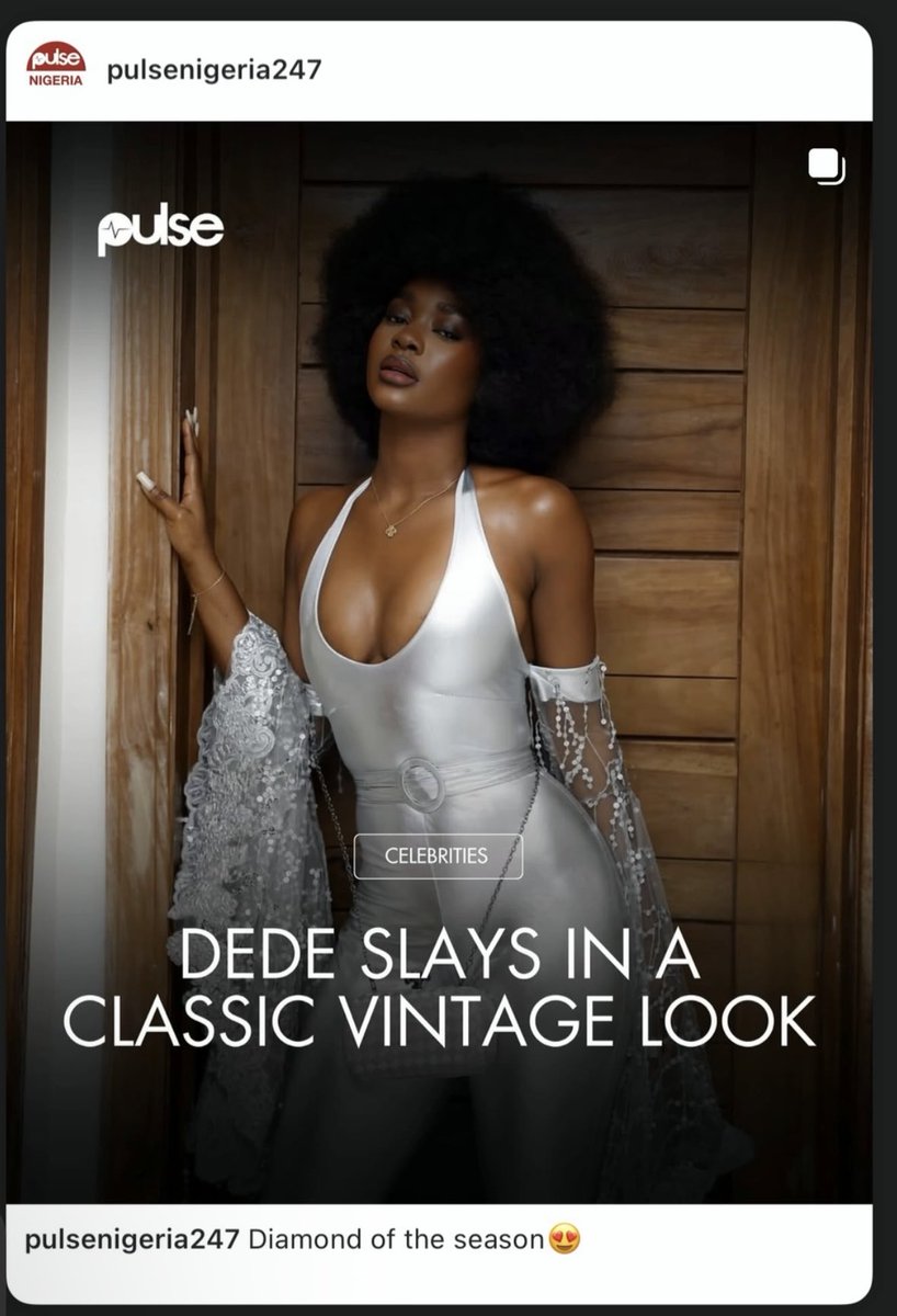 Let them talk, you know your story! 

My beautiful girl ft in the LaMode magazine n pulse Nigerian- things I love to see🤏

🖤🥃❤️🫶🏻lots of hearts for u dede