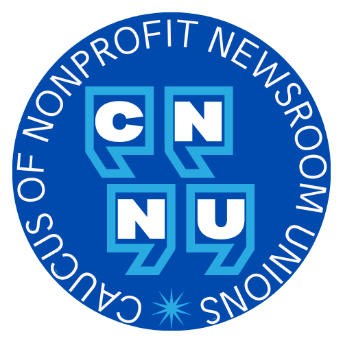 Today, unionized nonprofit newsrooms across the country are standing shoulder-to-shoulder to demand that news industry leaders agree to common-sense guardrails around the implementation of artificial intelligence to protect the integrity, quality, and accuracy of our journalism.