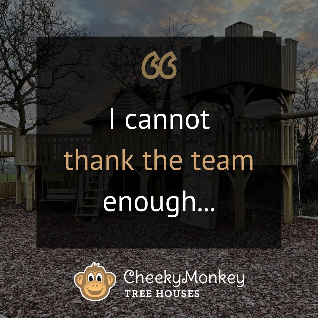 Thank you Jenni Pitts! 😀👍⭐🌳

"Oh my days!! I cannot thank the team enough, they have worked like Trojans and the quality of their work is outstanding."

#treehouse #treehousebuild #gardeninspo #childhood #outdoor #adventure #explore